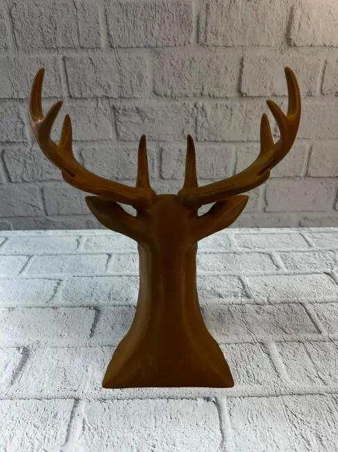 Kahverengi Geyik Biblo 23 cm Dekoratif Şık Tasarım