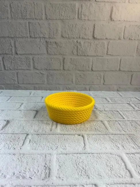 Yuvarlak Çerezlik Sarı Şık Tasarım ve Kompakt Boyut