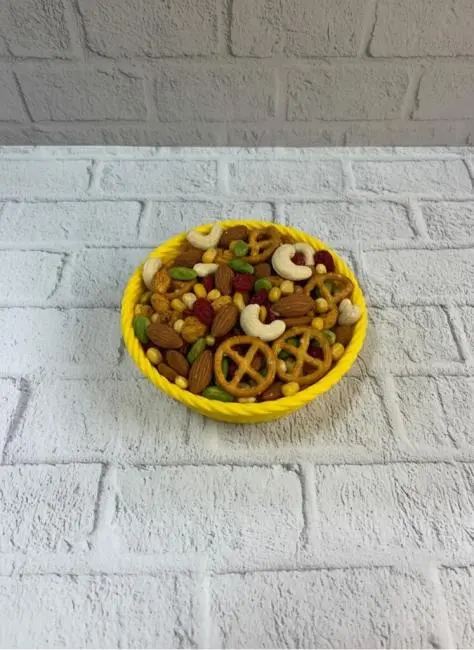 Yuvarlak Çerezlik Sarı Şık Tasarım ve Kompakt Boyut