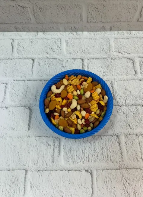 Yuvarlak Çerezlik Lacivert Salon ve Masa Üstü Sunum Kasesi