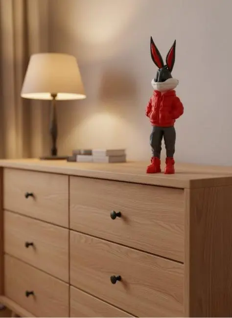 Bugs Bunny Büyük Boy Figür 10×34 cm Salon Dekoru