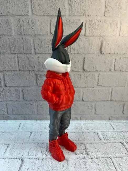 Bugs Bunny Dekoratif Figür 10×34 cm Modern Tasarım