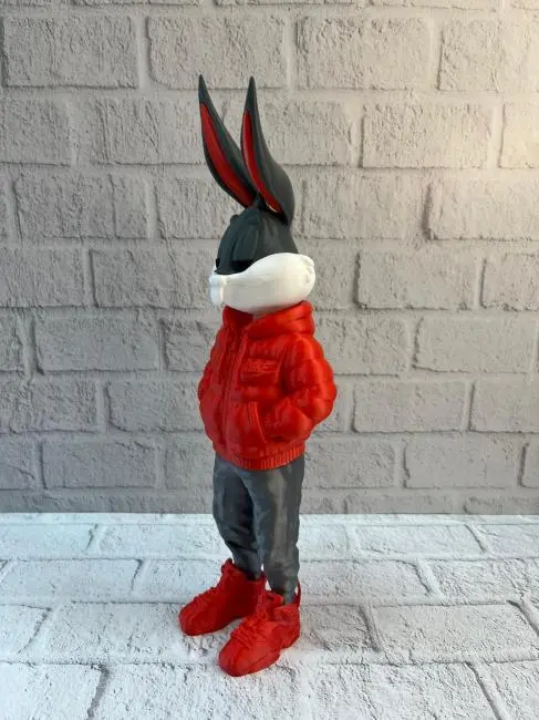 Bugs Bunny Dekoratif Figür 10×34 cm Modern Tasarım