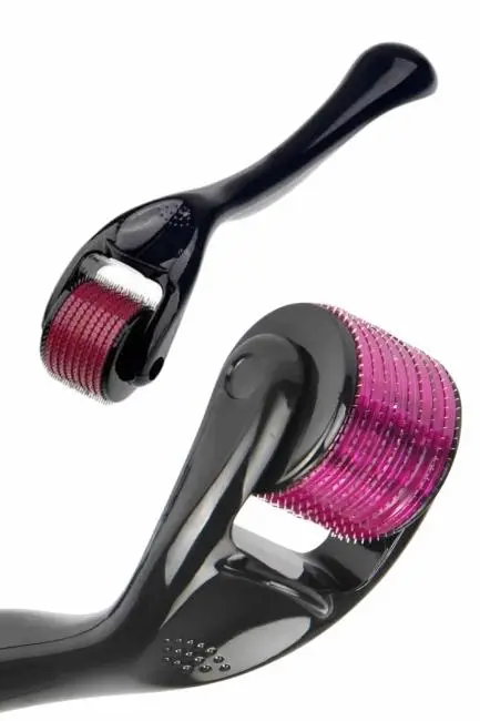 Titanyum Uçlu Derma Roller 540 İğneli 1 mm Gözenek Azaltıcı Akne İzlerine Uygun