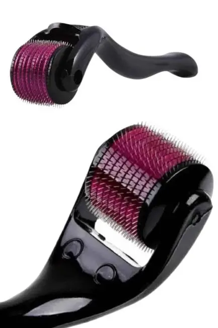 Derma Roller Titanyum Uçlu 540 İğneli 1 Mm Saç Sakal Çıkarma Ve Cilt Bakım Masaj Aleti