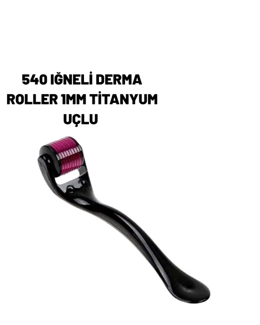 Ev Tipi Mikro İğneli Cilt Bakım Aleti – 1 mm Titanyum Roller