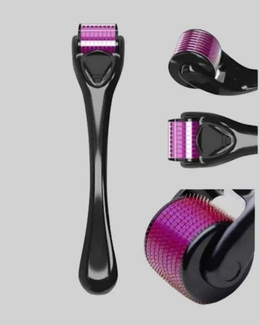 Ev Tipi Mikro İğneli Cilt Bakım Aleti – 1 mm Titanyum Roller