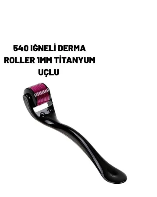 Ev Tipi Mikro İğneli Cilt Bakım Aleti – 1 mm Titanyum Roller