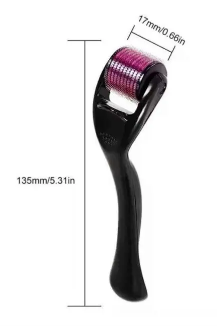 Dermaroller Titanyum 540 Iğneli 1 Mm Saç Kaş Sakal Serum Kullanıma Uygun