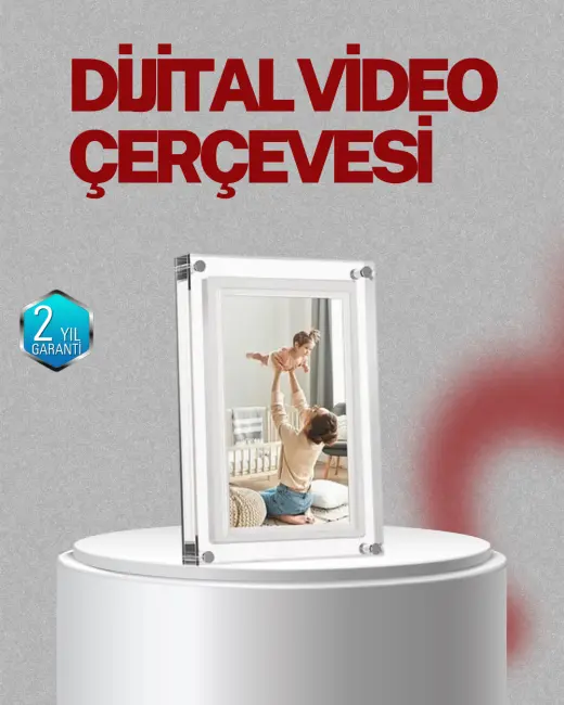 Slayt Gösterisi Özellikli 7 İnç IPS Dijital Çerçeve – Anılarınızı Hareketlendirin