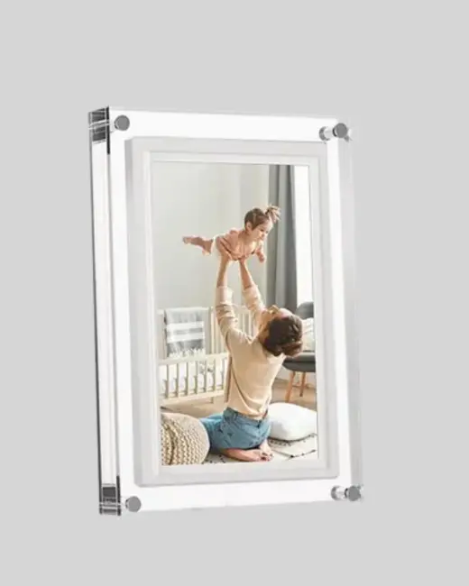 Çift Stereo Hoparlörlü 7 İnç Dijital Fotoğraf Çerçevesi – Zengin Ses Deneyimi