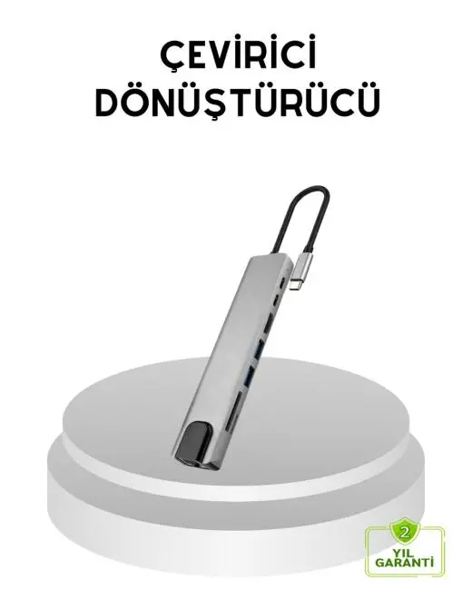 Dönüştürücü Hub – Kompakt Dayanıklı ve Yüksek Hızlı Bağlantı