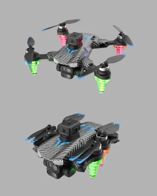 Katlanabilir Drone 1080P Kamera 0-100m Uçuş Mesafeli