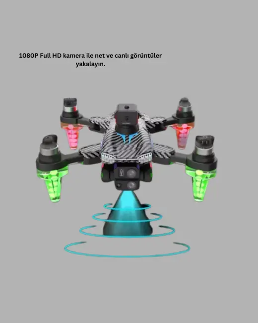 Full HD 1080P Drone Katlanabilir Gövde Uzun Pil Ömürlü