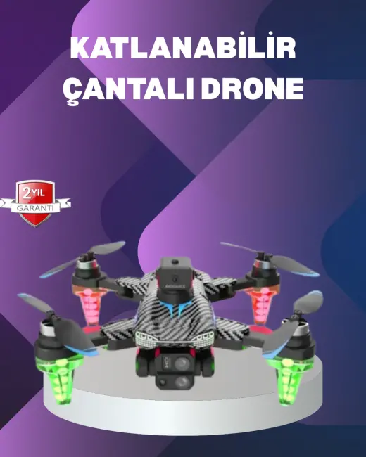 Katlanabilir Drone 1080P Kamera Full HD Çekim Hafif ve Taşınabilir
