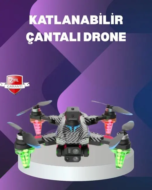 Katlanabilir Drone 1080P Kamera Full HD Çekim Hafif ve Taşınabilir