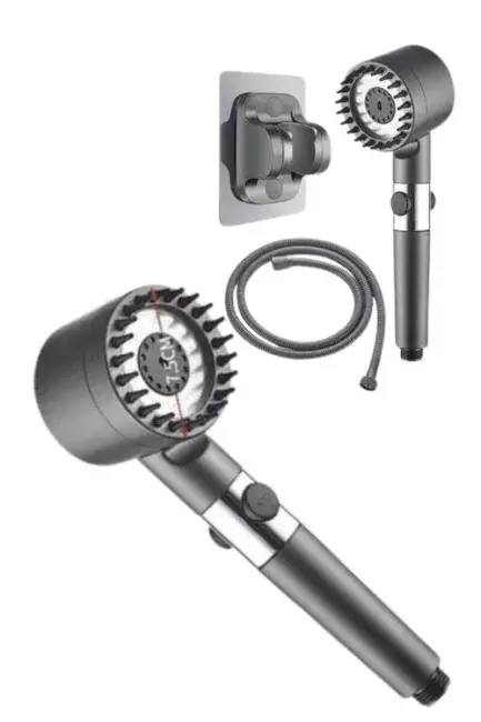 Yeni Nesil Duş Başlığı Paslanmaz Çelik Masaj Etkili Ergonomik Tasarım Su Basınçlı