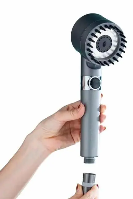 Duş Başlığı Yüksek Basınçlı Masaj Taraklı 3 Kademeli