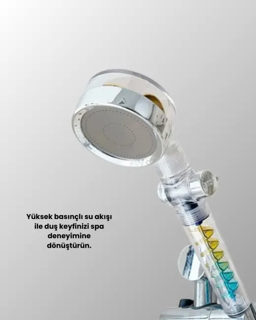 Start Stop Kontrollü El Duşu – Basınçlı Su Tasarruflu Sağanak Yağmur Deneyimi