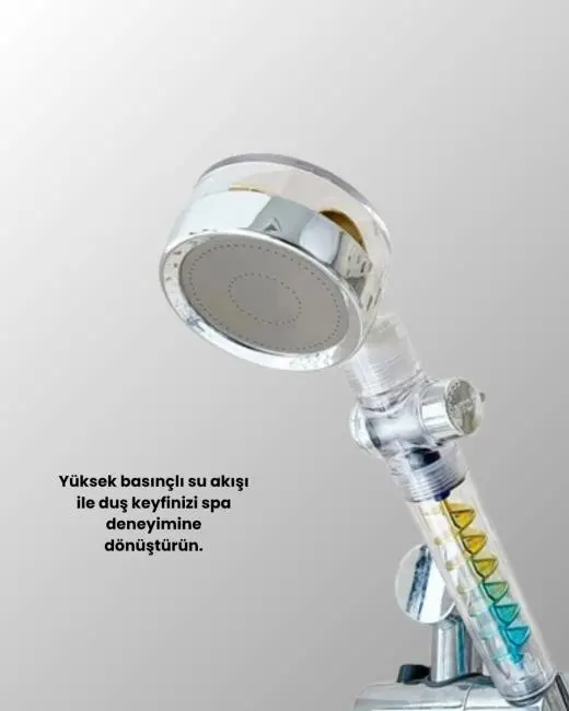 Sağanak Yağmur Etkili El Duşu – Start Stop Tuşlu Su Tasarruflu