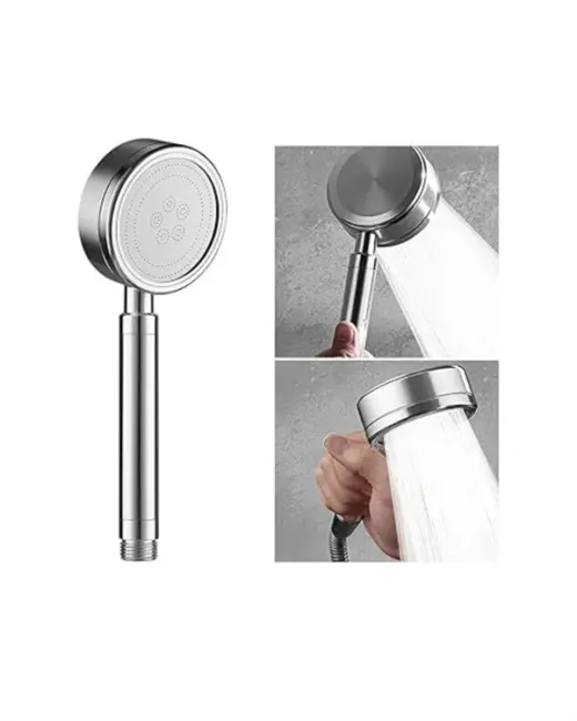 Sağlam Metal Hortum Bağlantılı 360° Hareketli Duş Başlığı