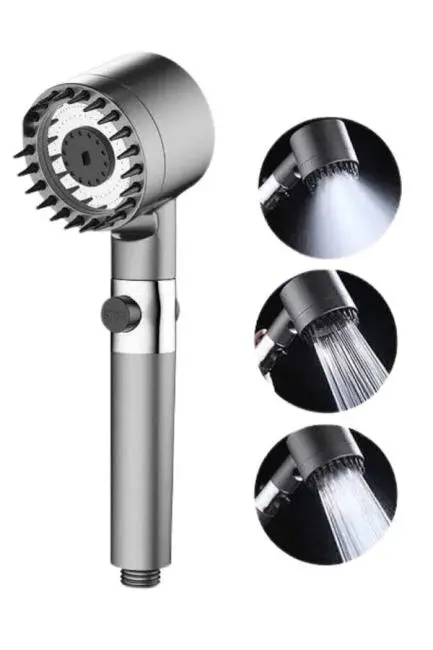 Duş Başlığı Profesyonel Masaj Başlıklı 3 Modlu Yeni Nesil Masaj Uçlu Su Tasarruflu