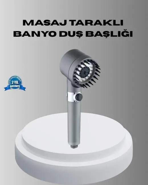 Spa Etkili Masaj Uçlu Duş Başlığı Ergonomik Tasarım