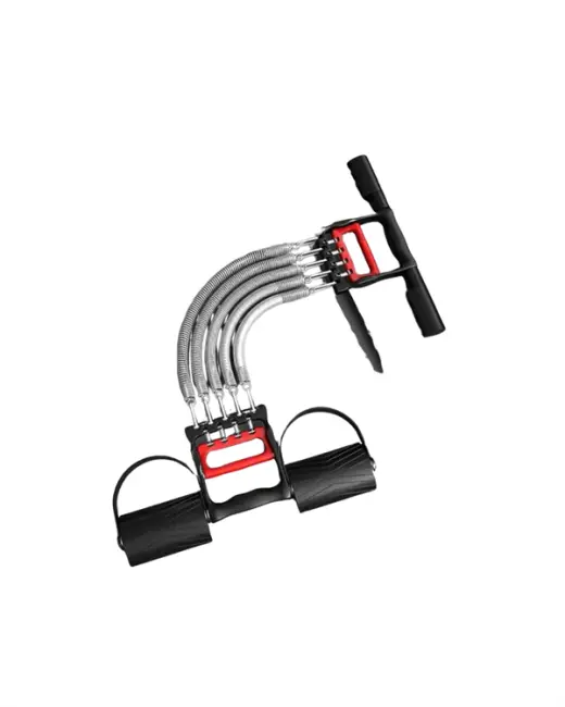 Ergonomik Tutma Yerli Pedallı ve Ayarlanabilir Elastik Yaylı Spor Ekipmanı