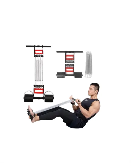 Ayarlanabilir Elastik Yaylı Ergonomik Tasarımlı Kas Güçlendirme Seti