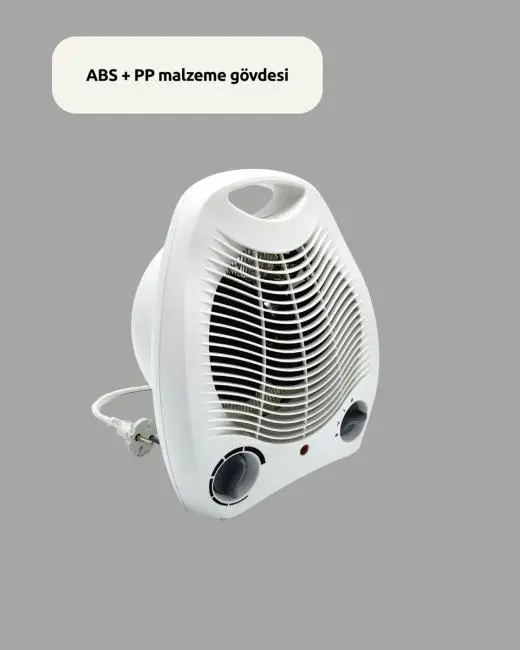 2000W Taşınabilir Elektrikli Fanlı Isıtıcı – Hızlı Isınma Kompakt Boy