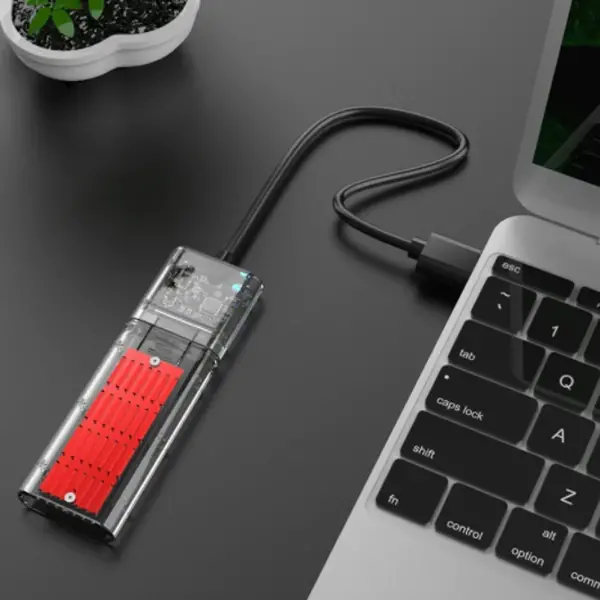 ALLY M.2 Sata USB 3.0 Gen1 SSD Harddisk Kutusu  M.2 NGFF- JMS578 Kapaklı-(5775)