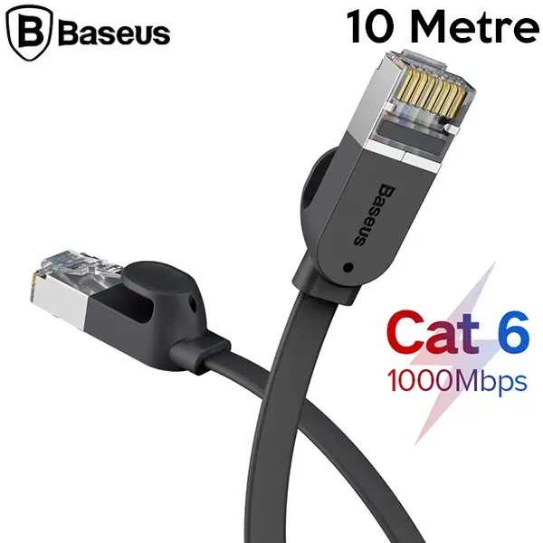 Baseus high Speed Six types of RJ45 Gigabit Ethernet kablosu (round cable)10metre-(5775)
