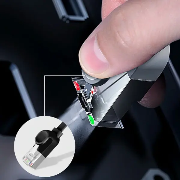 Baseus high Speed Six types of RJ45 Gigabit Ethernet kablosu (round cable)10metre-(5775)