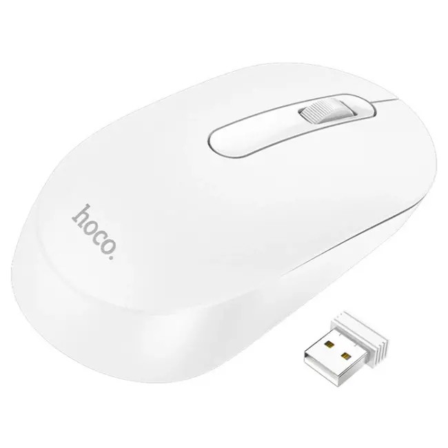 HOCO GM14 Platinium 1200dPi 2.4G Bluetooth Kablosuz Optik Mouse-(5775)