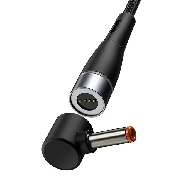 Baseus Zinc Manyetik Type-C to DC Round (40x17mm) Lenovo Laptop Şarj Kablosu 100W 2m-(5775)