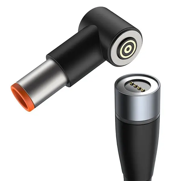 Baseus Zinc Manyetik Type-C to DC Round (79x55mm) Lenovo Laptop Şarj Kablosu 100W 2m-(5775)