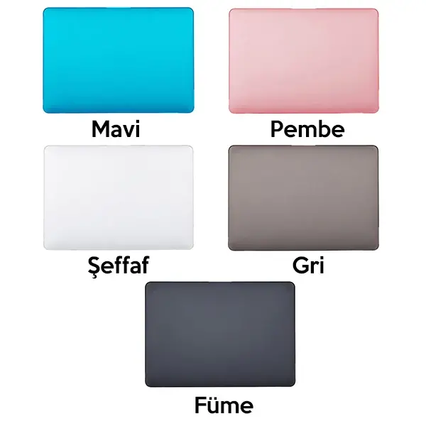 Macbook Air 13 A1369/A1466  Kristal Kapak Koruma Kılıf-(5775)