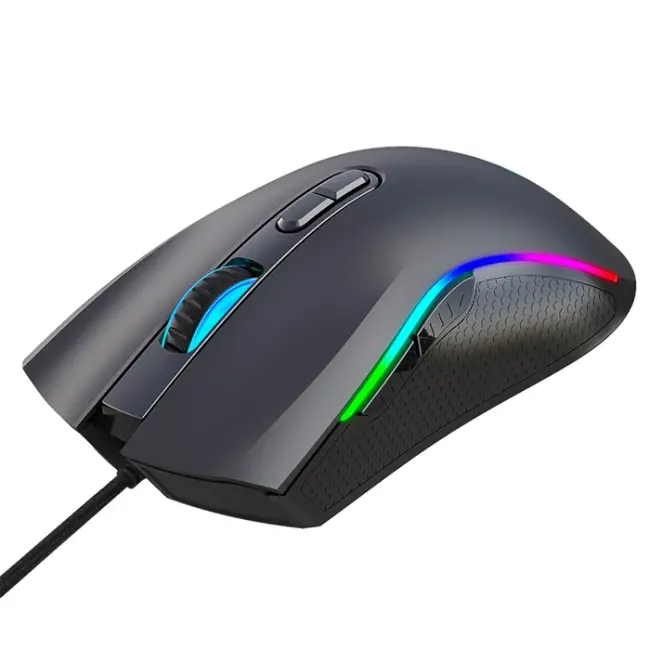 HXSJ A869 7200DPI Ayarlanabilir RGB Işık Gaming Oyuncu Mouse-(5775)