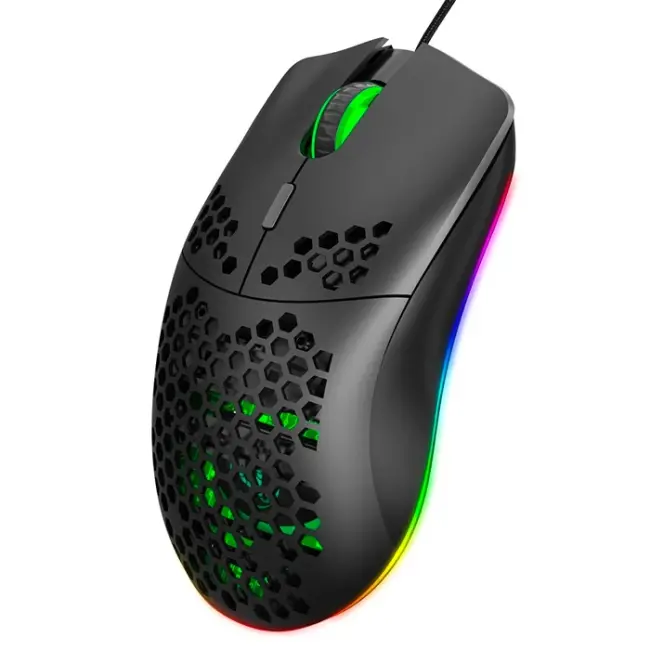 HXSJ J900 USB Kablolu RGB Dpi Oyuncu Mouse Gaming Mouse-(5775)