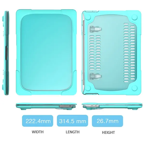 MacBook Pro 13 inch A2289-A2251-A2338 (2020)  Standlı Koruyucu Kılıf-(5775)