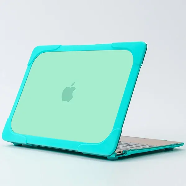 Macbook Retine 12A1534A1931 Şeffaf Standlı Koruyucu Kılıf-(5775)