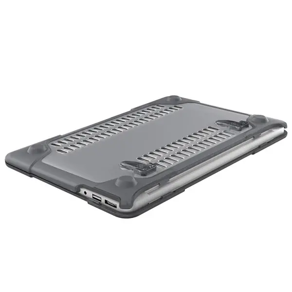 Macbook Air 11A1370A1465 Şeffaf Standlı Koruyucu Kılıf-(5775)