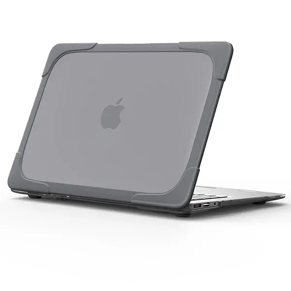 Macbook Air 11A1370A1465 Şeffaf Standlı Koruyucu Kılıf-(5775)