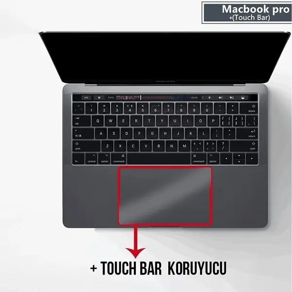 Gor Macbook Pro 15 Anti Blue Light Ekran Ve Track Pad Koruyucu-(5775)