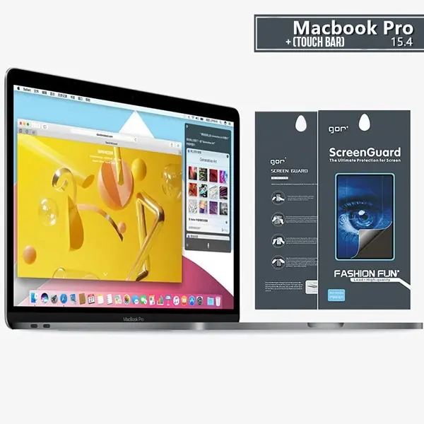 Gor Macbook Pro 15 Anti Blue Light Ekran Ve Track Pad Koruyucu-(5775)