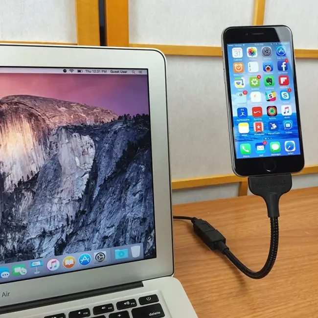 Lazy Acrobat Usb Stand Kablo İphone 5s678 Plus XsXr Usb Kablo-(5775)