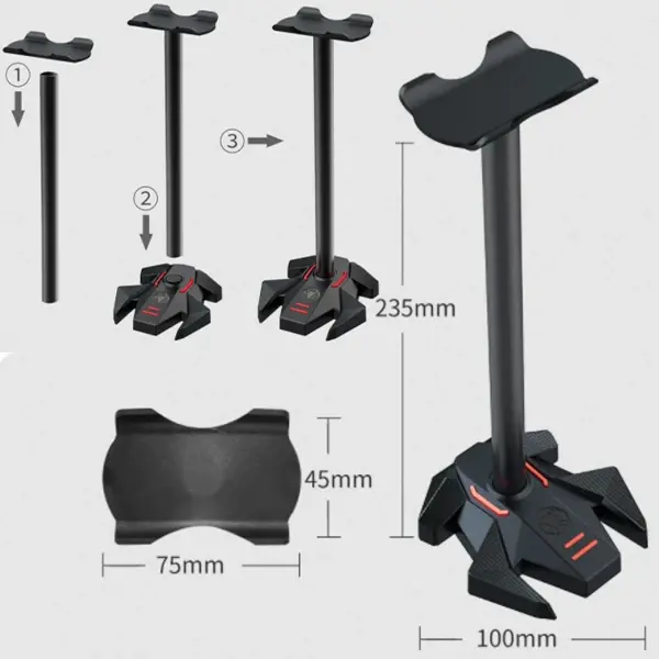 PLEXTONE GP200 Oyuncu Kulaklık Standı - Kulaklık Askısı - Kulaklık Tutacağı-(5775)