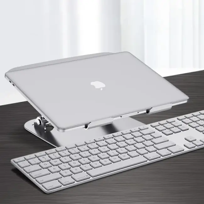 Ally  T602 Ayarlanabilir Katlanır Isı Havalandırmalı Alüminyum Laptop Standı-(5775)