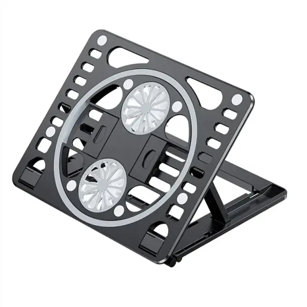 ALLY Ayarlanabilir Taban Çift Fanlı Tablet ve Laptop Soğutucu Stand-(5775)