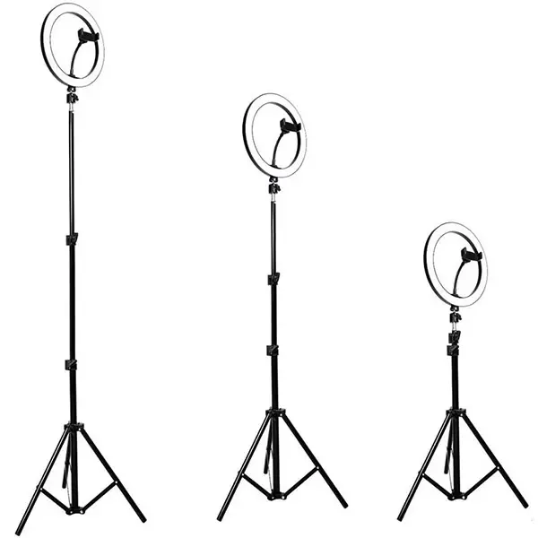 ALLY 10 İnch  Halka Led Tripod(1.30M)Youtuber Video Selfie Stüdyo Makyaj Işığı-(5775)